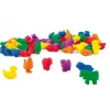 Tout Pour le Jeu 72 animaux de la ferme 3 cm- 6 couleurs