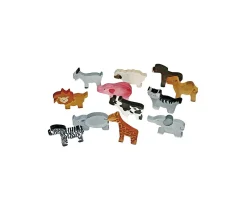 Tout Pour le Jeu 12 Animaux en bois brut à peindre