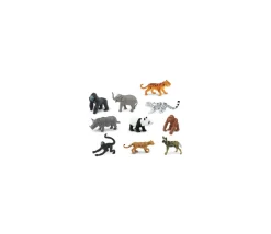 Tout Pour le Jeu 10 Animaux en danger - espèces terrestres menacées dans un tube de rangement