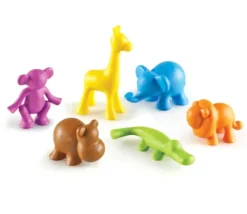 Tout Pour le Jeu 72 Animaux sauvages multicolores environ 3 cm
