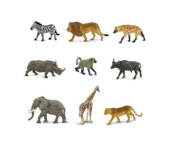 Tout Pour le Jeu 9 Animaux Sud Afrique dans un tube de rangement