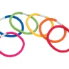 Tout Pour le Jeu 6 Anneaux en corde multicolores de 11.5 cm pour jeux de lancer