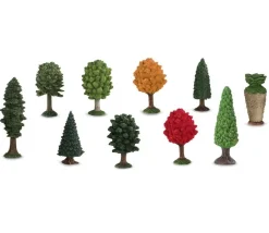Tout Pour le Jeu 10 arbres figurines jouet d'environ 5 cm