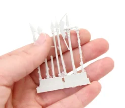Tout Pour le Jeu 30 Armes médiévales à peindre de 1 à 4.5 cm modélisme