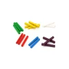 Tout Pour le Jeu 60 Baguettes en bois multicolores 5x5x39 mm