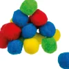 Enfant Tout Pour le Jeu 24 balles pompons geants 4.5 cm - éponges jeu / déco / bombes à eau