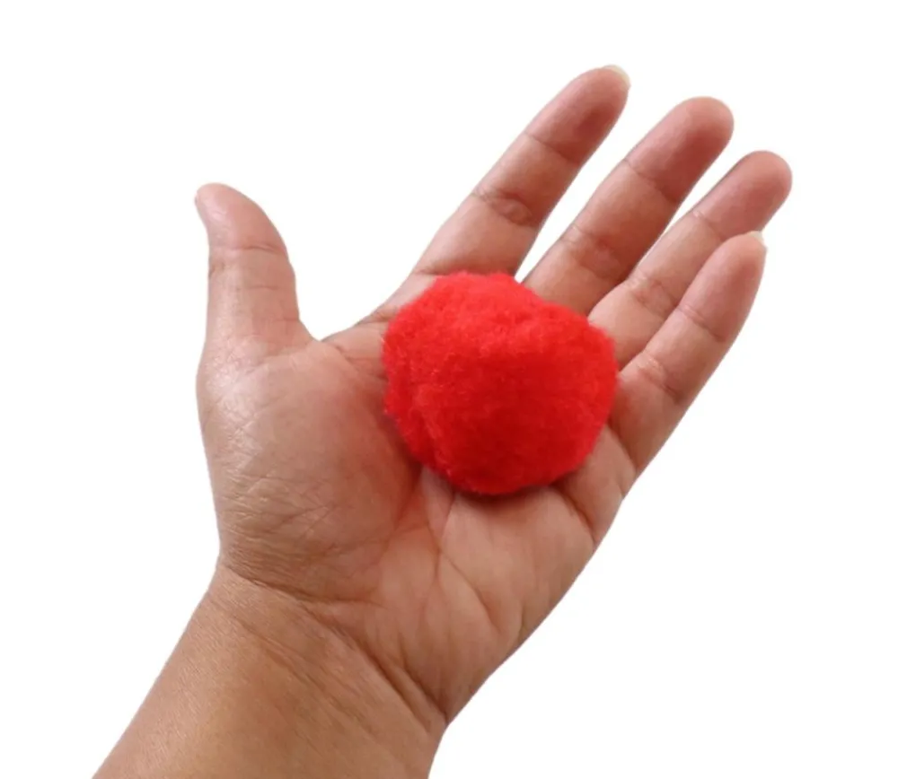 Enfant Tout Pour le Jeu 24 balles pompons geants 4.5 cm - éponges jeu / déco / bombes à eau