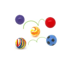 Tout Pour le Jeu 48 Balles Super Rebond de 3 cm de diamètre