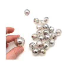 Tout Pour le Jeu 20 Billes blanc nacré PUMA pour jeu 16 mm + 1 calot