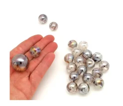 Tout Pour le Jeu 20 Billes blanc nacré PUMA pour jeu 16 mm + 1 calot
