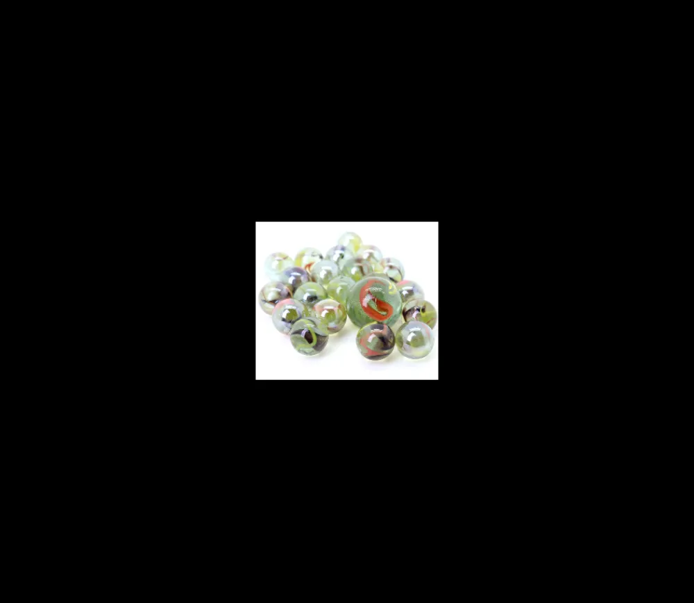 Tout Pour le Jeu 20 Billes guépard multicolores 16 mm + 1 calot 25 mm -