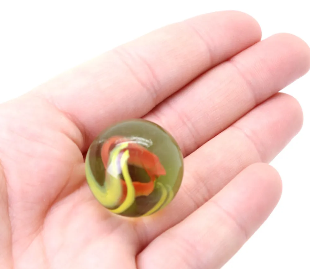 Tout Pour le Jeu 20 Billes guépard multicolores 16 mm + 1 calot 25 mm -