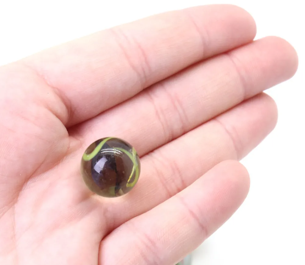 Tout Pour le Jeu 20 Billes guépard multicolores 16 mm + 1 calot 25 mm -