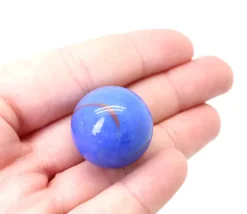 Tout Pour le Jeu 20 Billes néon bleu 16 mm + 1 calot 25 mm -