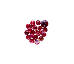 Tout Pour le Jeu 20 Billes opaque rouge IGUANE + 1 boulet