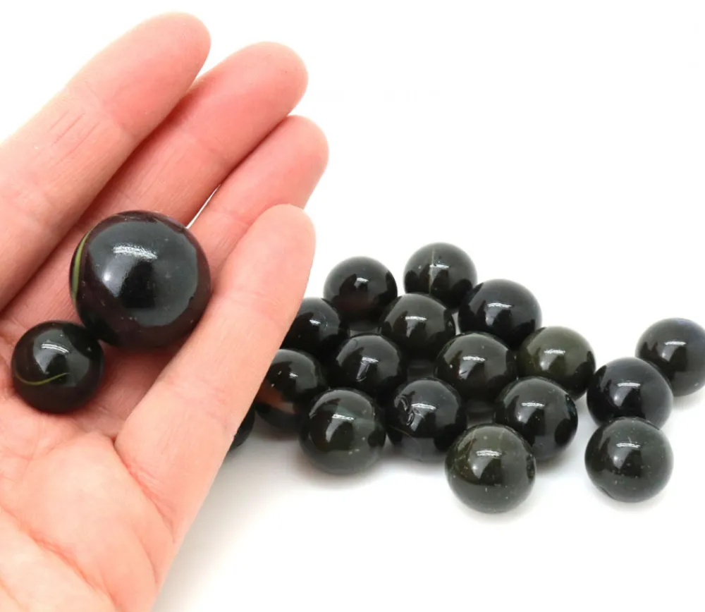 Tout Pour le Jeu 20 Billes Panthère noires avec liseret + 1 calot