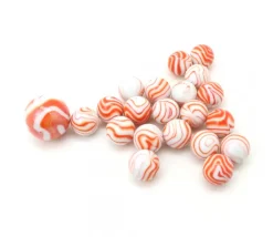 Tout Pour le Jeu 20 Billes Poisson rouge orange pour jeu 16 mm + 1 calot