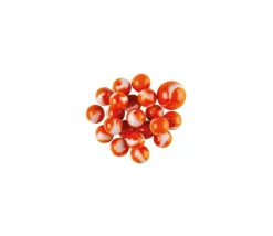 Tout Pour le Jeu 20 Billes Poisson rouge orange pour jeu 16 mm + 1 calot