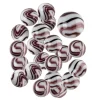 Tout Pour le Jeu 20 Billes Zèbre noir et blanc + 1 calot pour jeu