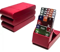 Tout Pour le Jeu 4 boites à enchères jeu Bridge avec cartons d'enchères