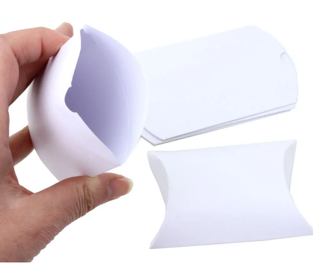 Tout Pour le Jeu 6 Boites pochettes berlingot carton blanc