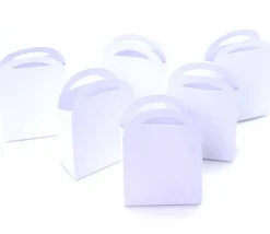 Tout Pour le Jeu 6 Boites Pochettes cadeaux carton blanc 7 x 10 cm