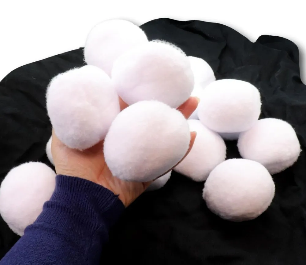 Enfant Tout Pour le Jeu 20 boules de neige - balles douces 7.5 cm