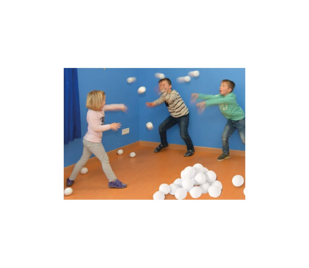 Enfant Tout Pour le Jeu 20 boules de neige - balles douces 7.5 cm