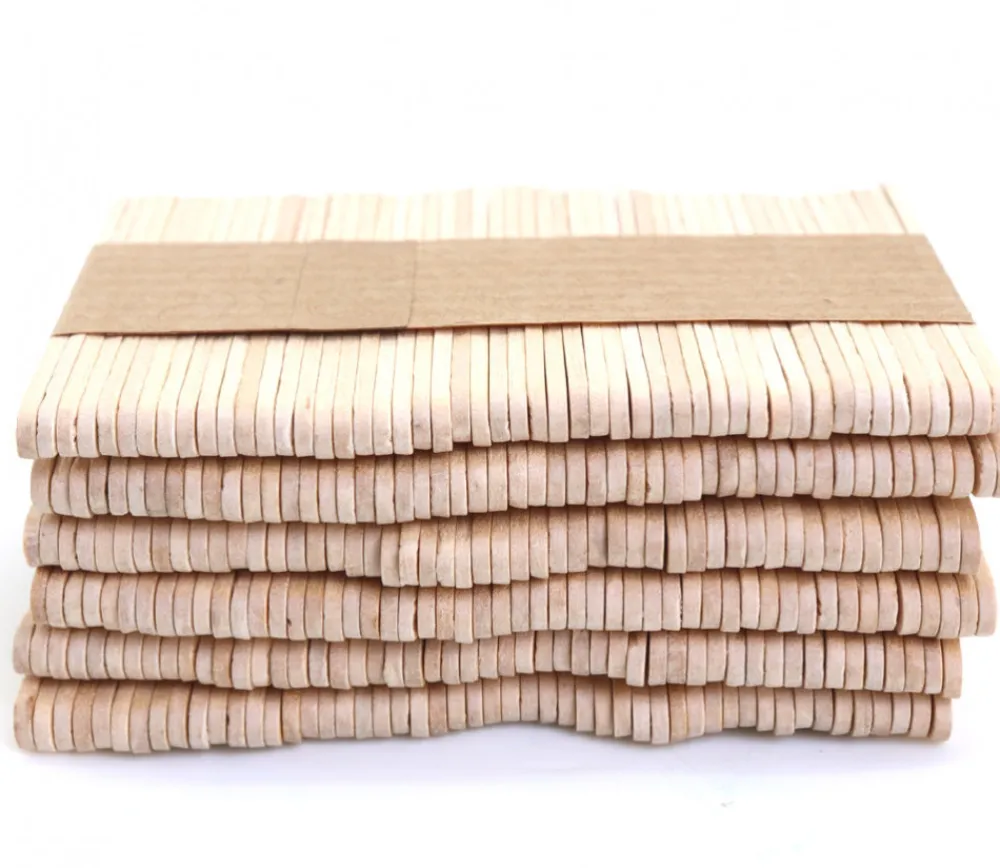 Tout Pour le Jeu 300 Bâtonnets bois naturel 7.5 cm esquimaux bricolage et jeux