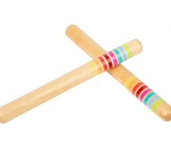 Enfant Tout Pour le Jeu 2 Bâtons de rythme en bois
