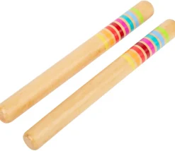 Enfant Tout Pour le Jeu 2 Bâtons de rythme en bois