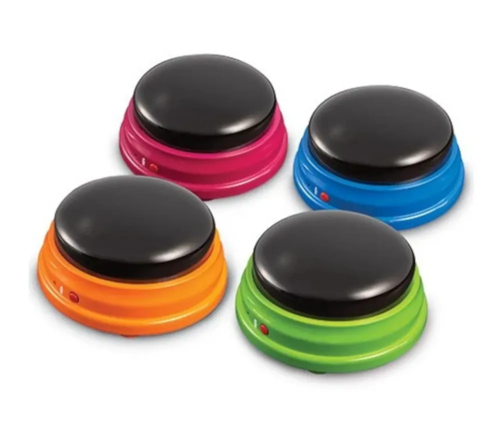 Enfant Tout Pour le Jeu 4 Buzzers messages enregistrables
