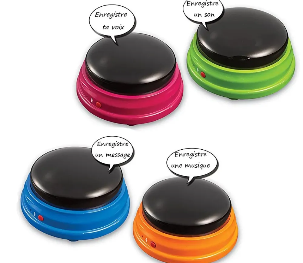 Enfant Tout Pour le Jeu 4 Buzzers messages enregistrables