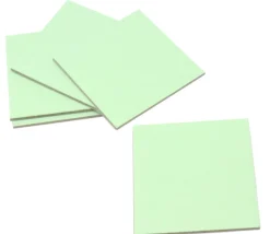 Tout Pour le Jeu 24 carrés 4 x 4 cm carton rigide vert/blanc vierge tuiles à personnaliser