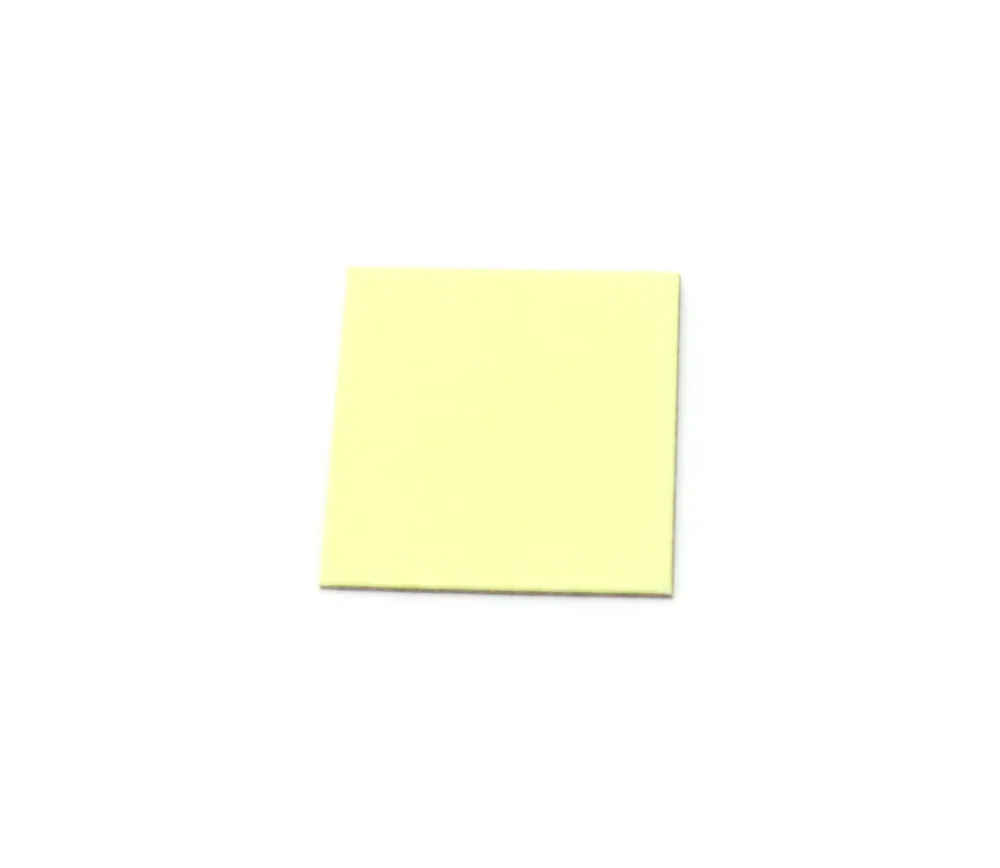 Tout Pour le Jeu 24 carrés 4 x 4 cm carton rigide jaune/blanc vierge tuiles à personnaliser