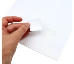 Tout Pour le Jeu 48 Carrés autocollants blancs 35 mm étiquettes