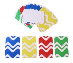 Tout Pour le Jeu 40 cartes à jouer à personnaliser verso 4 couleurs - recto blanc