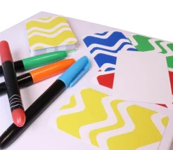 Tout Pour le Jeu 40 cartes à jouer à personnaliser verso 4 couleurs - recto blanc