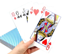 Tout Pour le Jeu 54 Cartes à jouer géante XXL 21 x 13.5 cm