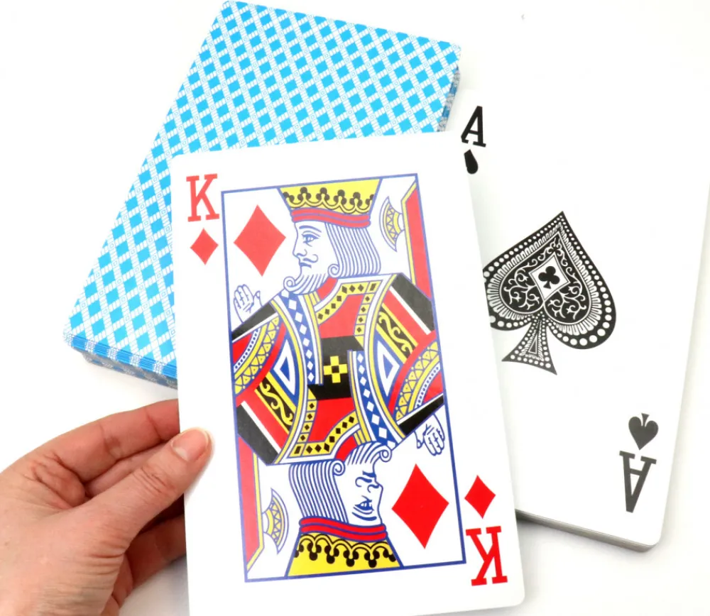 Tout Pour le Jeu 54 Cartes à jouer géante XXL 21 x 13.5 cm