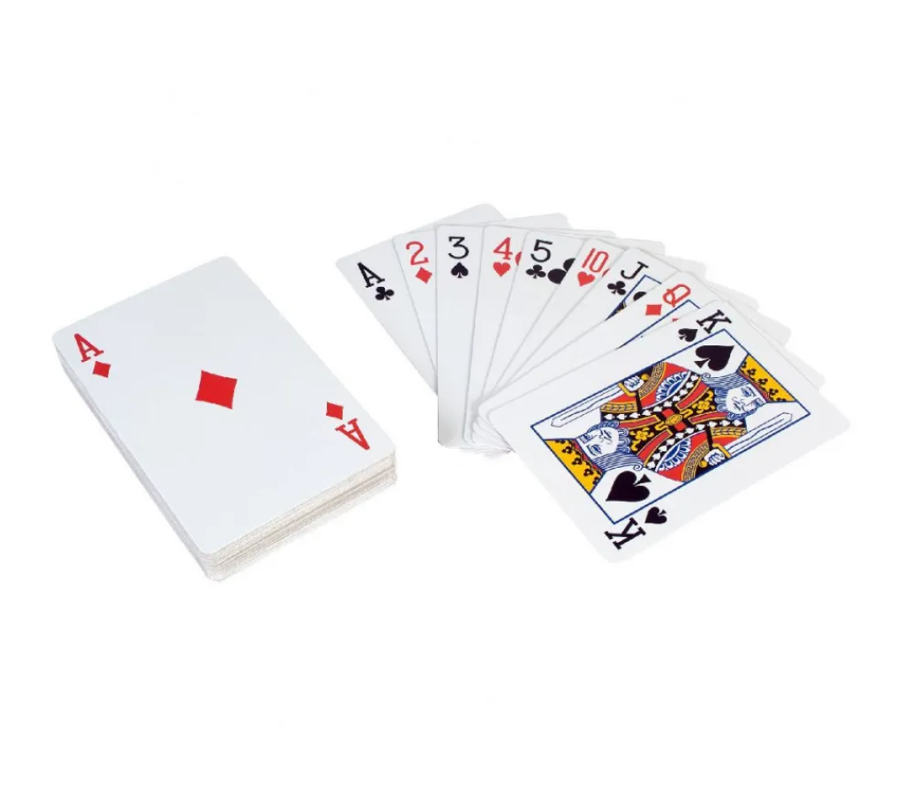 Tout Pour le Jeu 54 Cartes à jouer géante XXL 21 x 13.5 cm