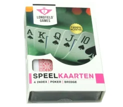 Tout Pour le Jeu 54 cartes internationales 100 % plastique Lonfield dans boite plastique