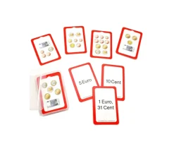 Tout Pour le Jeu 48 cartes monnaie euros cents - chapeau magique