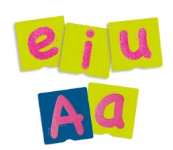 Tout Pour le Jeu 35 cartes tactiles Lettres A à Z majuscule/minuscule + signes ponctuation