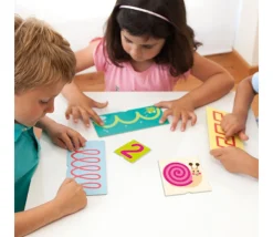 Tout Pour le Jeu 23 cartes tactiles relief tracés, nombres et signes mathématiques