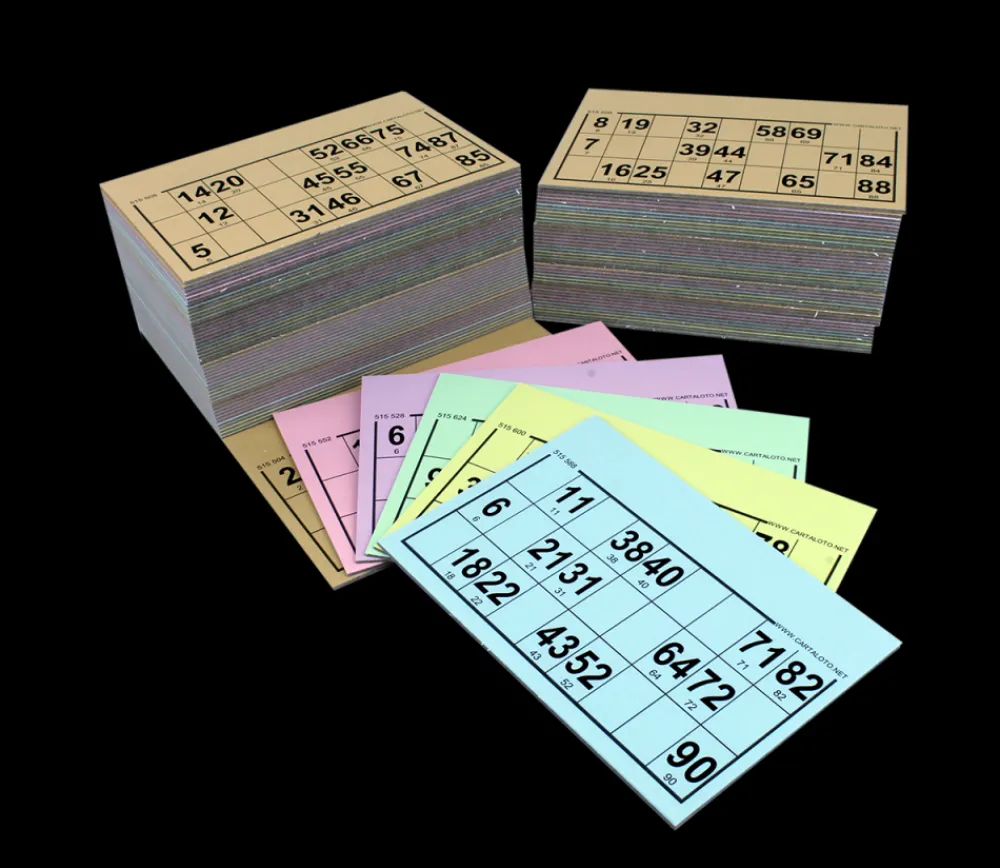 Tout Pour le Jeu 96 Cartons loto carton rigides format standard