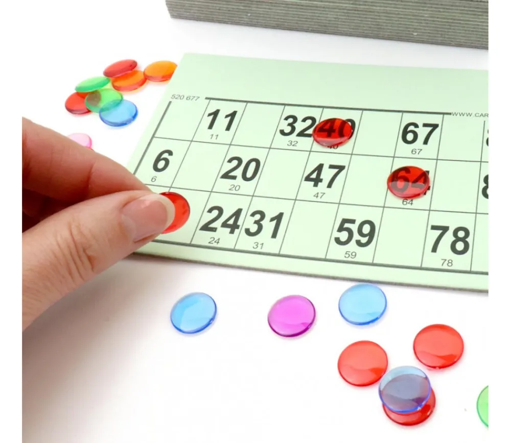 Tout Pour le Jeu 96 Cartons loto carton rigides format standard