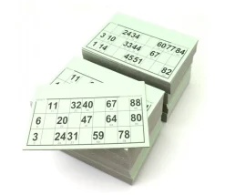 Tout Pour le Jeu 500 Cartons loto carton rigides format standard - super pack