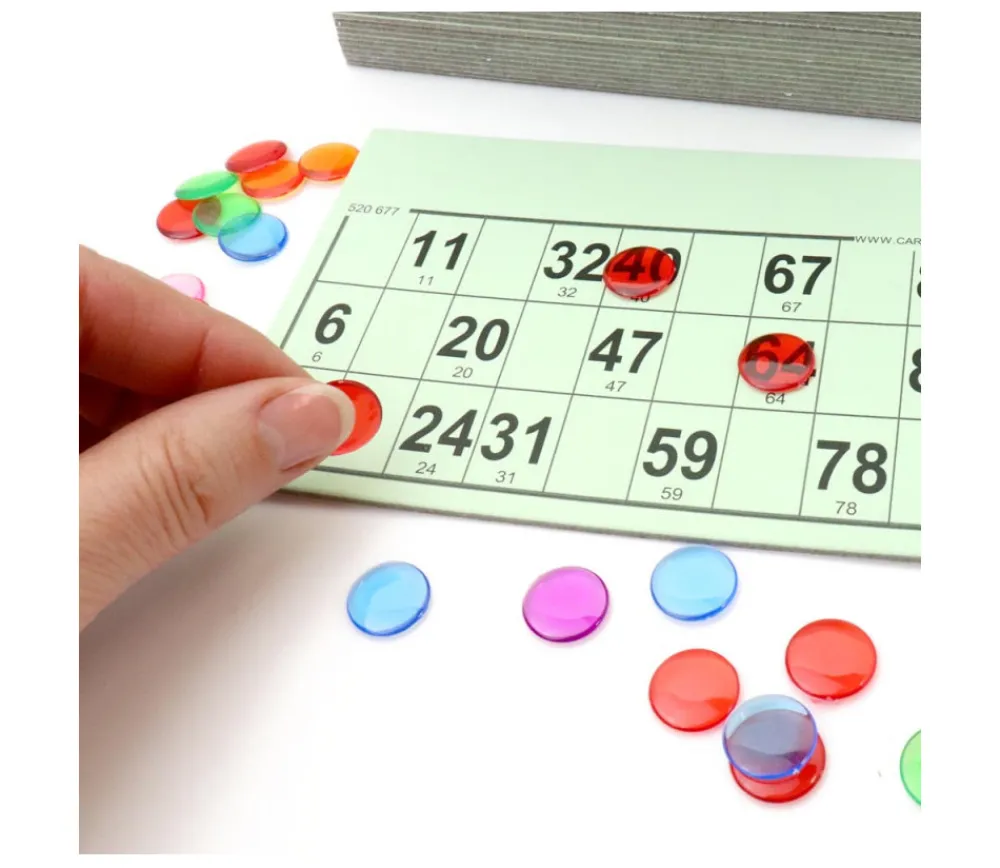Tout Pour le Jeu 500 Cartons loto carton rigides format standard - super pack