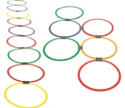 Tout Pour le Jeu 20 cerceaux plats 39 cm pour jeux de parcours